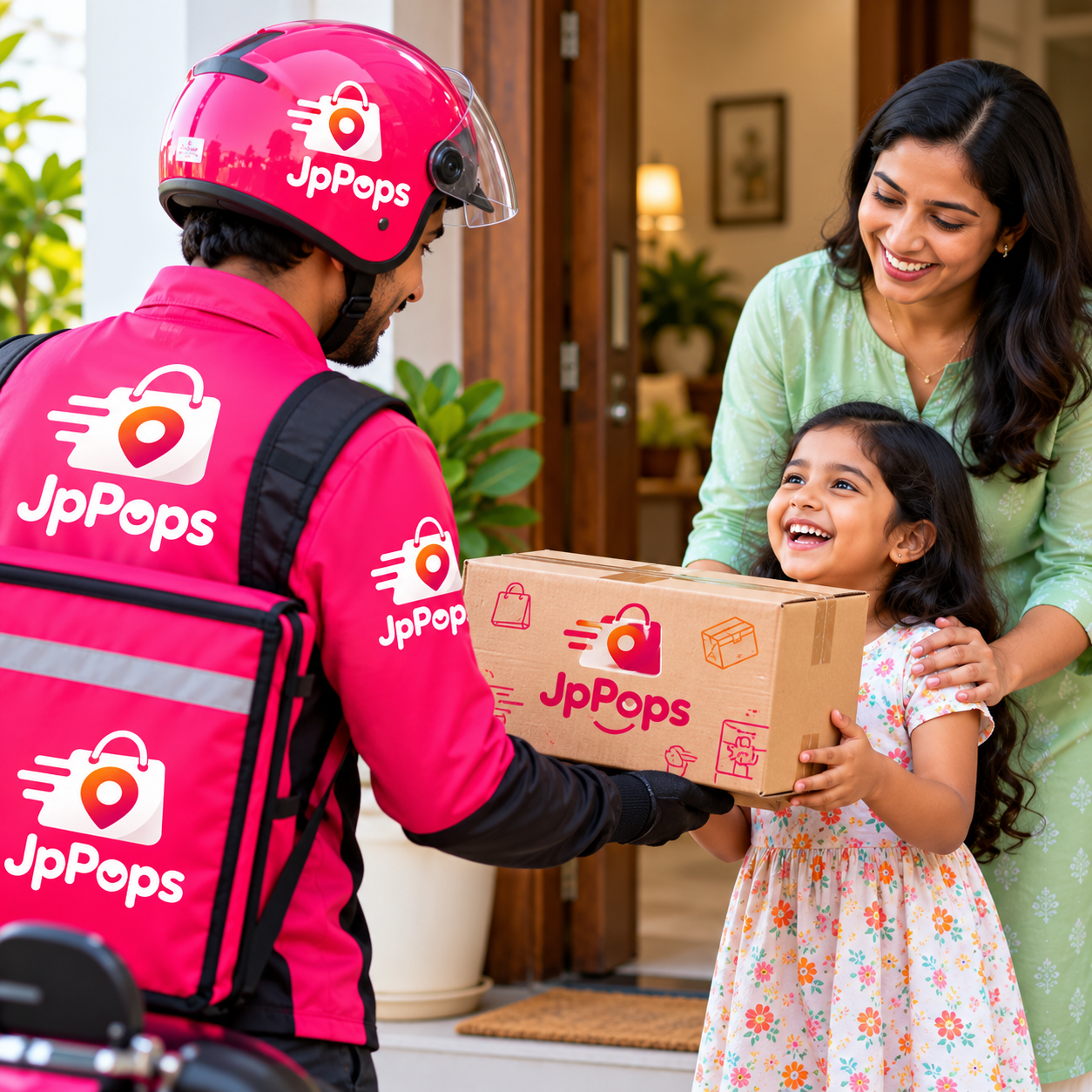 JpPops parcel delivery service